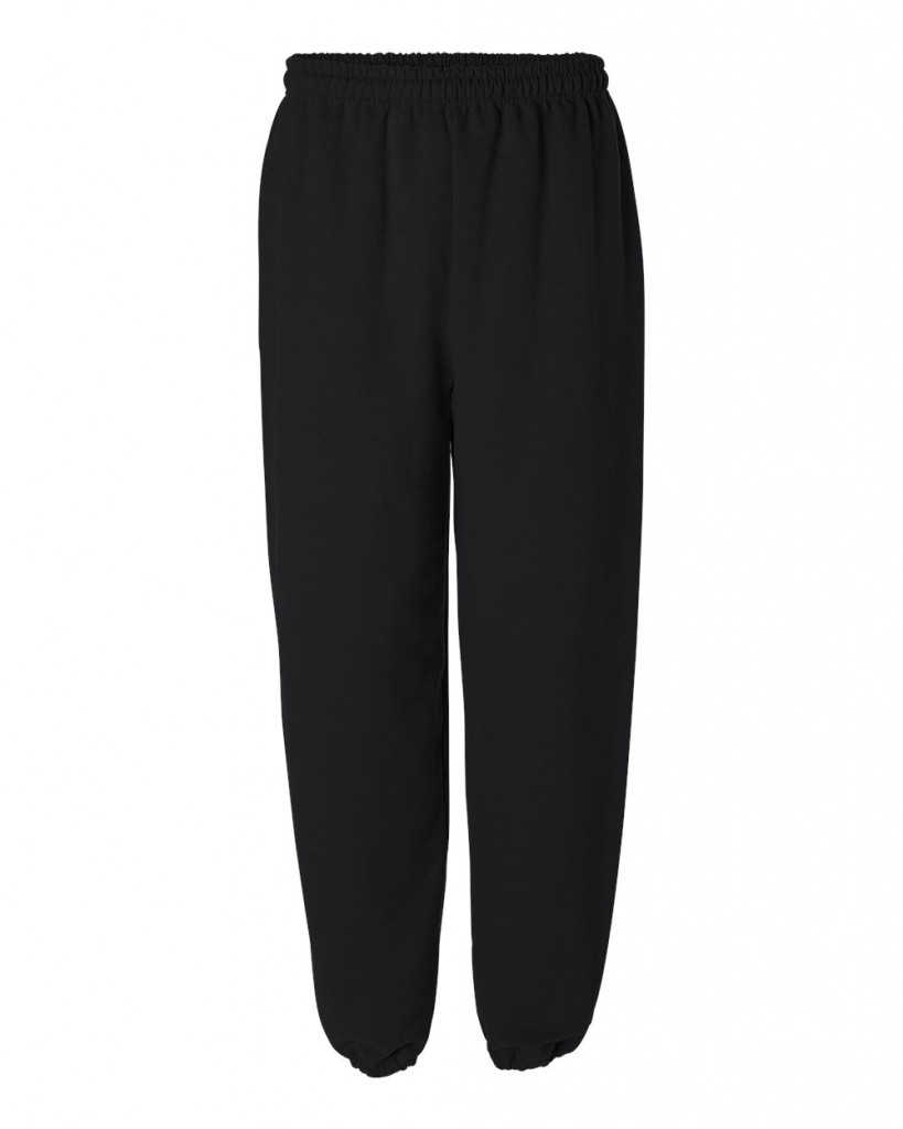 Gildan Adult Sweatpants Elastic Bottom No Pockets All Colours #18200 ...