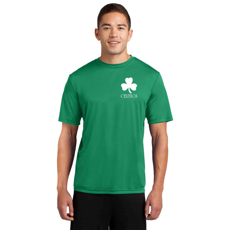St. Kevin Catholic Elementary Adult ATC Brand 100% Polyester Dri-Fit T-Shirt Printed - #STKEVIN-S350