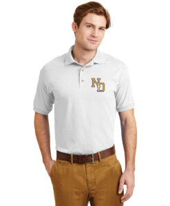 Alternative view of Notre Dame Adult Polo Shirt ND Logo Embroidered -#ND-8800-E