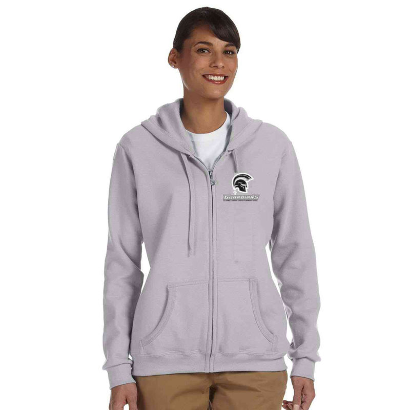 St. Gabriel Lalemant Adult Cotton/Polyester Full Zip Hooded Sweatshirt Embroidered - #STGL-3020-E