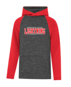 Alternative view of Lightning Gymnastics Youth ATC Dynamic Two Tone Polyester Sweatshirt Lightning Logo Embroidered - #LIGHTNING-Y2047-E
