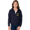 Alexander Kuska Knights Youth 50/50 Zippered/Hooded Sweatshirt Knights Logo On Left Chest Embroidered - #AKK-18600B-E