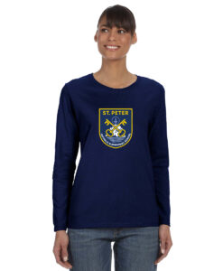 St. Peter Panthers Staff Adult 100% Cotton Long Sleeve Full-Colour Logo Printed - #STPETERSTAFF-5400-P2