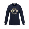 Grand Avenue Grizzlies Staff Ladies Long Sleeve Ring Spun Combed Cotton Tee 2-Colour Circle Logo Printed - #GAGSTAFF-S05616-P3