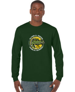 Alternative view of Glynn A. Green Adult ATC Brand 100% Cotton Long Sleeve T-Shirt Gators Logo Printed - #GLYNNAGREEN-ATC1015-P1