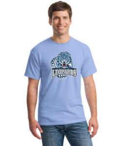 Alternative view of Lockview Leopards Adult 100% Cotton Short Sleeve T-shirt Leopards Logo Printed - #LOCKVIEW-5000-P