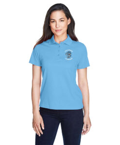 Alternative view of Lockview Leopards Staff Ladies's - Core 365 Performance Pique Polo Circle Logo on Left Chest Embroidered - #LOCKVIEWSTAFF-78181-CIRCLE
