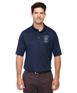 Alternative view of Lockview Leopards Staff Wear - Core 365 Men's Performance Piqué Polo Circle Logo on Left Chest Embroidered - #LOCKVIEWSTAFF-88181-CIRCLE