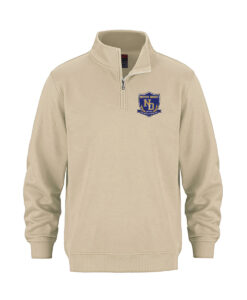 Notre Dame Staff Staff Adult Flux 1/4 Zip Sweatshirt Shield Logo on Left Chest Embroidered - #NDSTAFF-L00545-E1