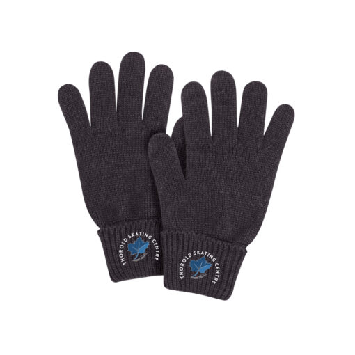 Thorold Skating Centre Acrylic Gloves with turned down cuffs Embroidered - #TSC-0G001-E