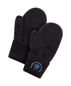 Thorold Skating Centre Acrylic Mittens with turned down cuffs Embroidered - #TSC-0G500-E