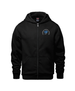 Thorold Skating Centre Youth Full-Zip Hooded Sweatshirt Logo On Left Chest Embroidered - #TSC-18600B-E