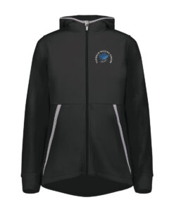 Thorold Skating Centre Ladies' Chill Fleece 2.0 Full Zip Hoodie Logo on Left Chest Embroidered – #TSC-6860-E