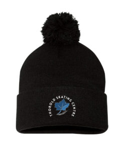 Thorold Skating Centre Pom Pom Cuff Style Toque Embroidered - #TSC-SP15-E