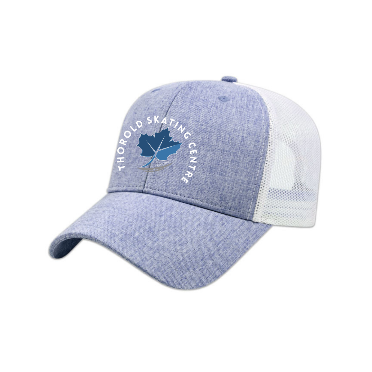 Thorold Skating Centre Heathered Polyester with Ultra Soft Mesh Back Cap Embroidered - #TSC-I1081-E