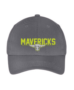 William Hamilton Merritt Mavericks Adult ATC Mid Profile Twill Cap Horizontal Bull-Head Logo Embroidered - #WHMM-C130-E1