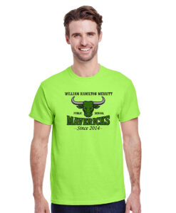 William Hamilton Merritt Mavericks Adult 100% Cotton T-Shirt Old-Fashioned Logo Printed – #WHMM-5000-P2
