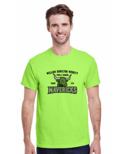 William Hamilton Merritt Mavericks Adult 100% Cotton T-Shirt Mavericks Bullhead Since 2014 Design Printed – #WHMM-5000-P2