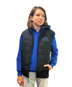 Thorold Skating Centre Youth Puffy Vest Logo On Left Chest Embroidered - #TSC-L0975Y-E1