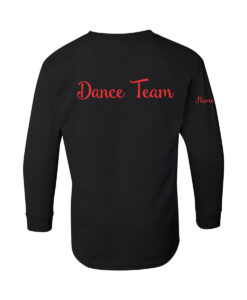 Alternative view of St. John Henry Newman Dance Team Youth 100% Cotton Long Sleeve Dance Team Logo Printed - #SJHNF-5400B-DT