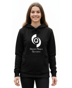 Quantum Gymnastics Adult 50/50 Pull-Over Hooded Sweatshirt Quantum Gymnastics Logo Printed - #QNGI-18500-P