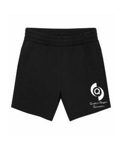 Quantum Gymnastics Adult Fleece Shorts Quantum Gymnastics Logo on Left Leg Printed - #QNGI-S3525-P