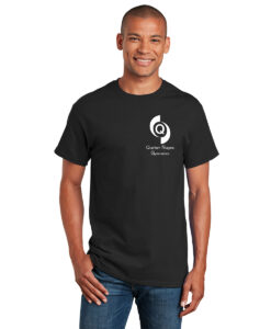 Quantum Gymnastics Adult 100% Cotton Short Sleeve T-shirt Quantum Gymnastics Logo on Left Chest Printed - #QNGI-5000-P