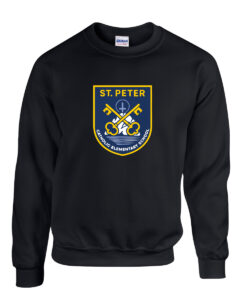 St. Peter Panthers Staff Adult Crew Neck Sweatshirt Full-Colour Logo Printed – #STPETERSTAFF-18000-P2