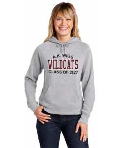 A.K. Wigg  Class of 2027 Gradhoodie Embroidered  - #AKWIGG-JLH-2027