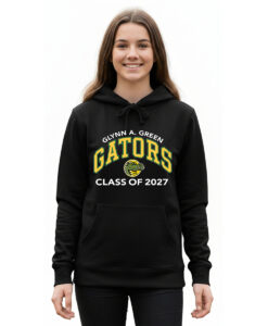 Glynn A. Green Class of 2027 Gradhoodie Embroidered  – #GLYNNAGREEN-JLH-2027